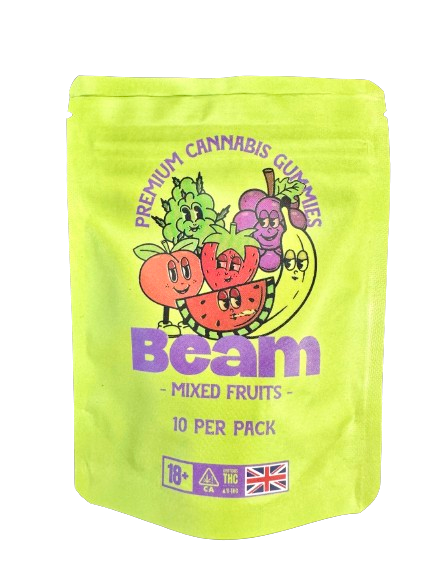 beam mixed fruit canna gummies